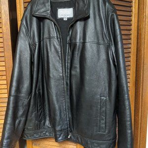 Black leather jackets